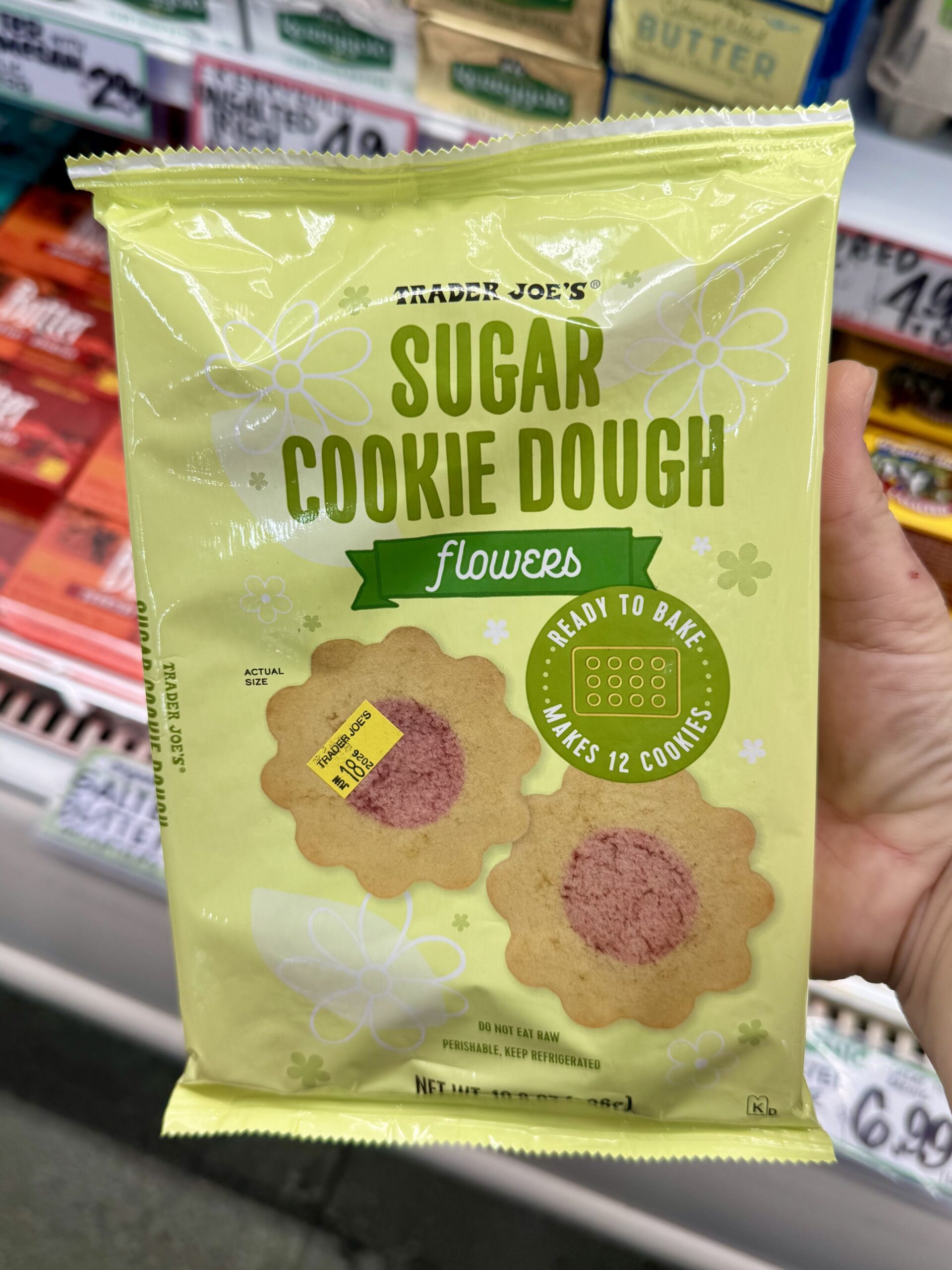 Sugar Cookie Dough Flowers - in store