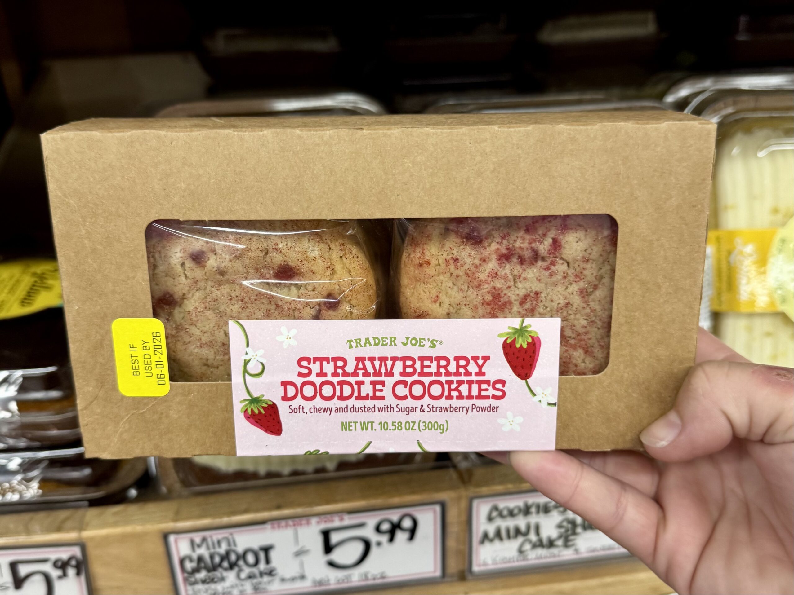Strawberry Doodle Cookies - in store