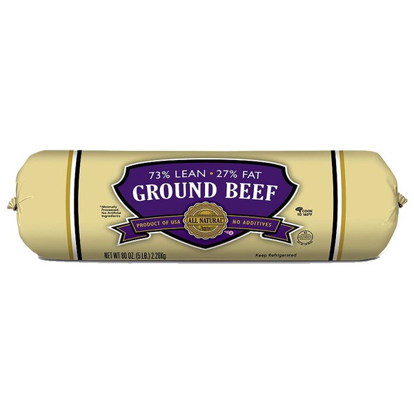 73/27 Ground Beef Chub (5 lb)