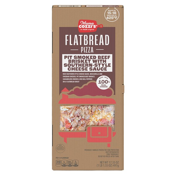 Mama Cozzi's Pit Smoked Beef Brisket Flatbread Pizza | $6.99 | New |June 3, 2026