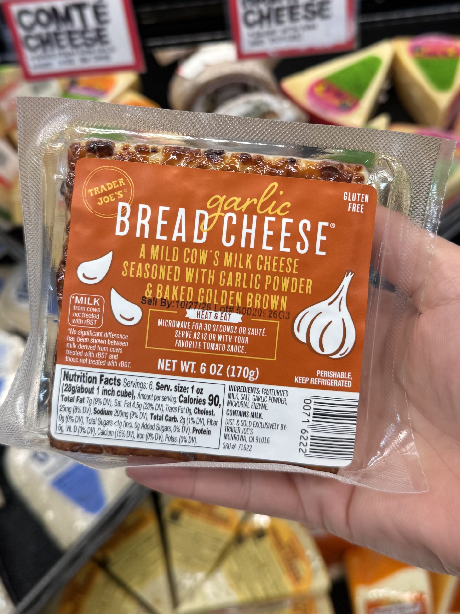 Garlic Bread Cheese - in store