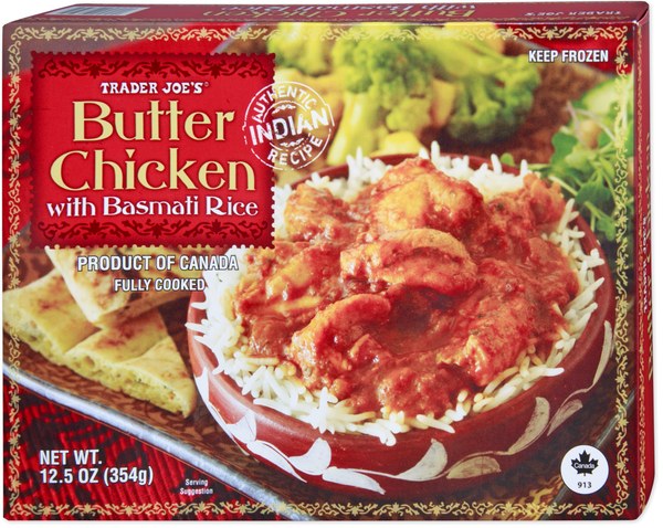 Butter Chicken with Basmati Rice — Price: ~$4.49 for 12.5 oz