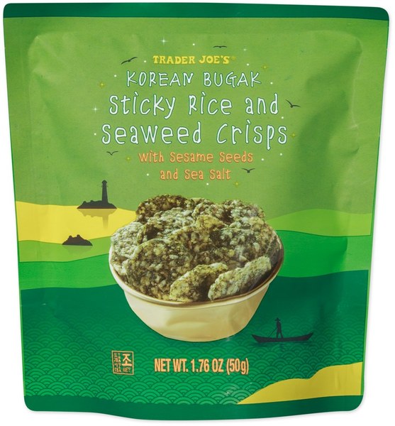 [New] Korean Bugak Sticky Rice & Seaweed Crisps (~$3.29 / 1.76 oz)