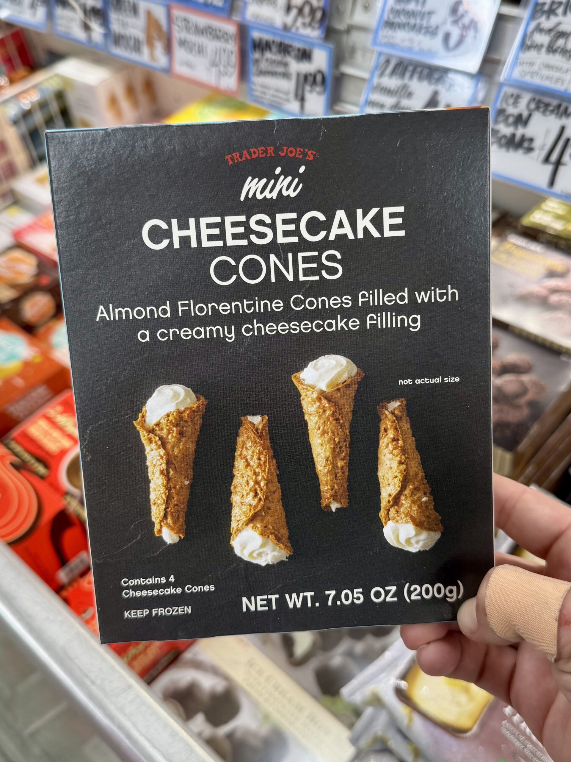 Mini Cheesecake Cones - in store