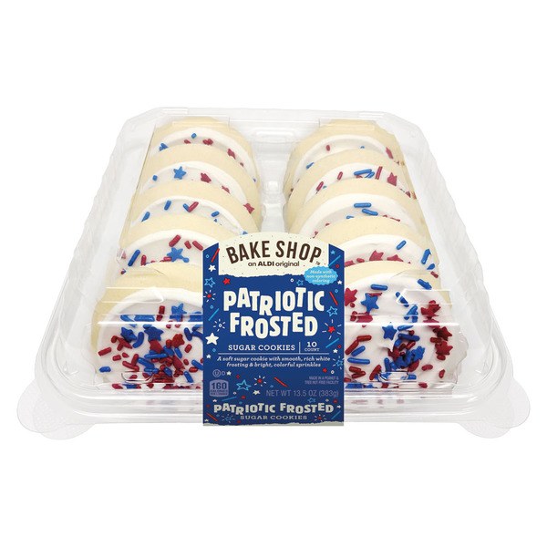 Bake Shop Patriotic Frosted Sugar Cookies
