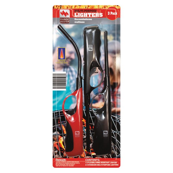 Range Master Multi-Purpose Lighter - 3pk — $4.99
