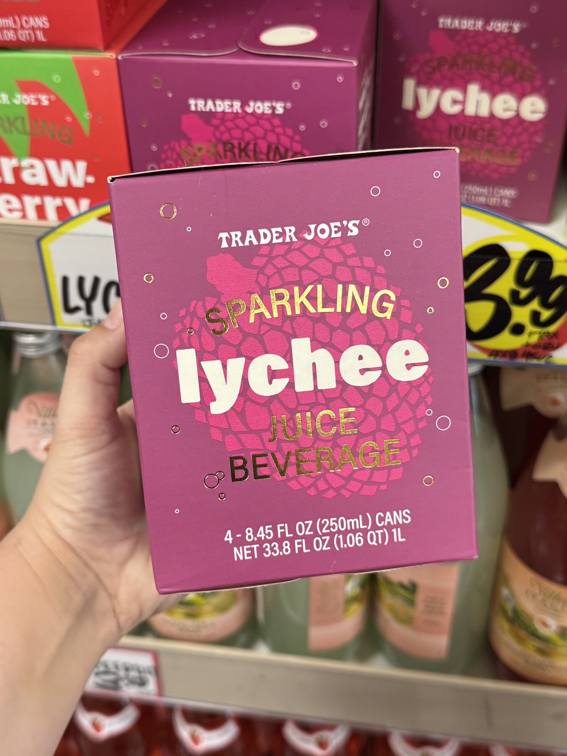 Sparkling Lychee Juice Beverage - in store