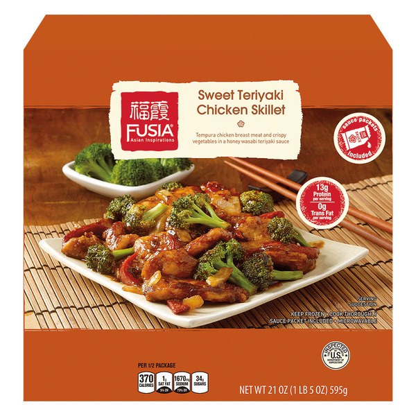 9. Fusia Asian Inspirations Chicken Lo Mein (or Chicken Fried Rice)