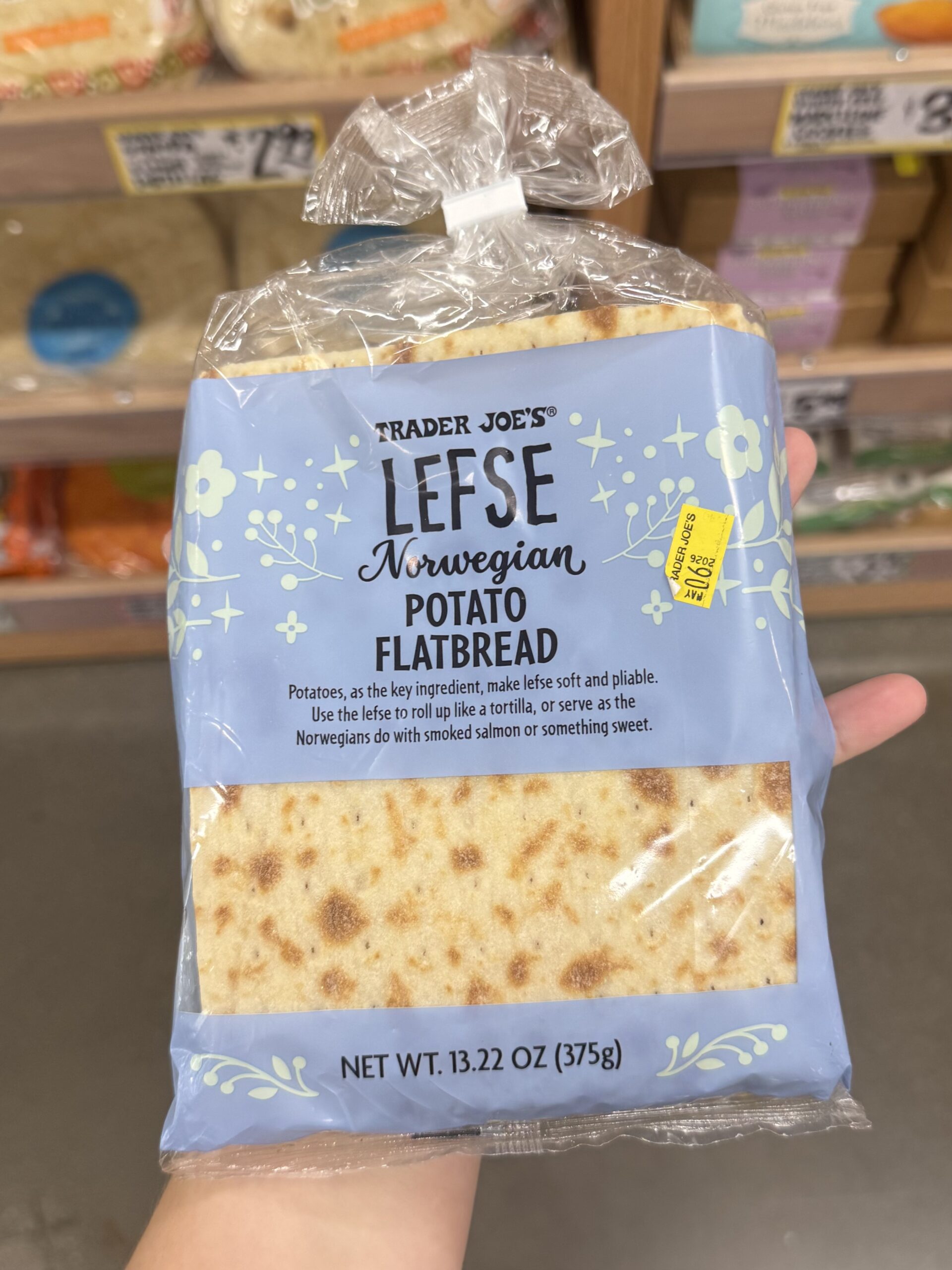 Lefse Norwegian Potato Flatbread - in store