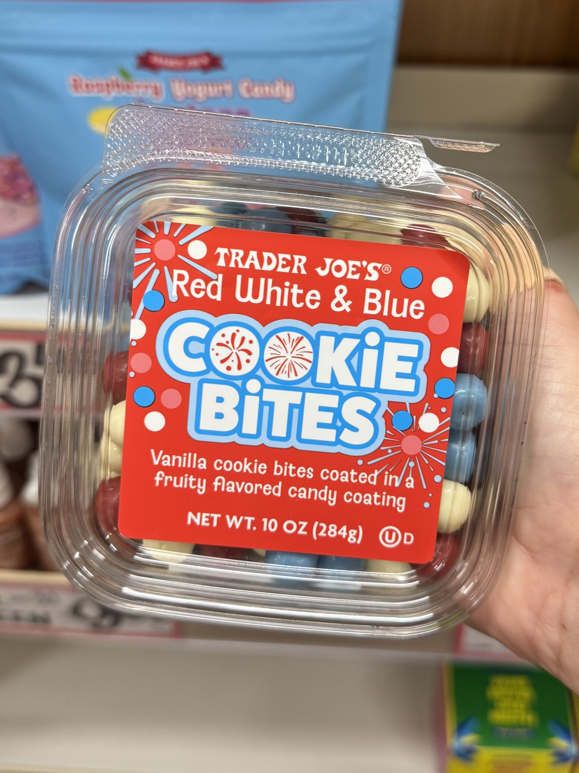 Red White & Blue Cookie Bites - in store