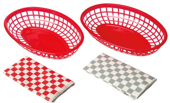 Crofton 2pk Fast Food Bowl with 20pk Wax Paper Liners - 