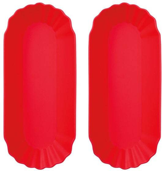 Crofton 2pk Hot Dog Trays - Red