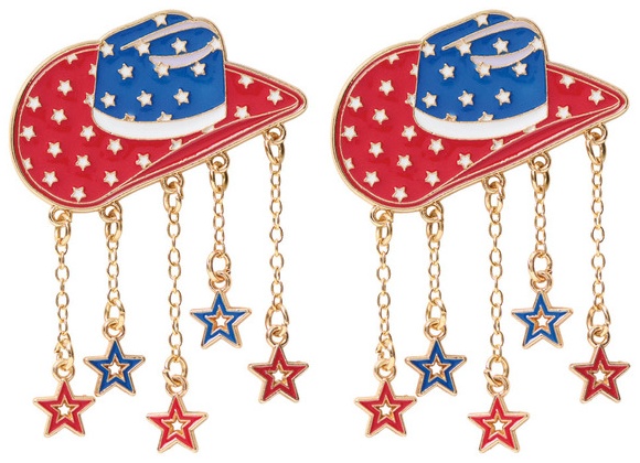 Serra Americana Accessories - Cowboy Hat Dangle Earring