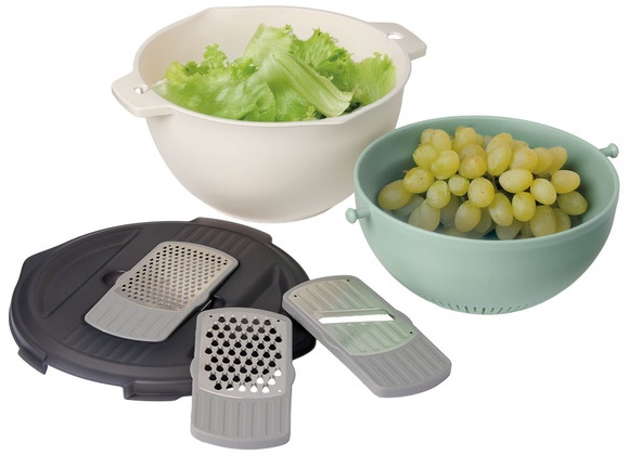 Crofton 7pc Rinse & Drain Colander Set - 