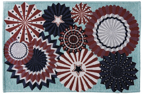 KIRKTON HOUSE 20x30 Chenille Mat -Rosettes - 