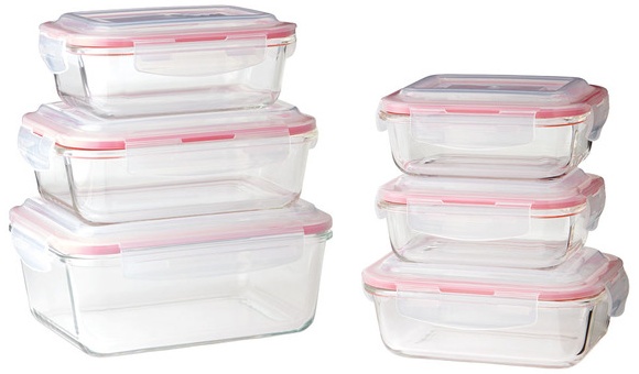 Crofton Rectangle Container - Red