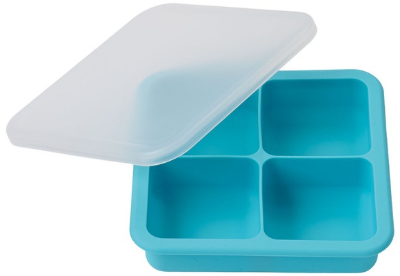 Crofton Freezer Portion Cubes - 1/2 cup Teal swirl