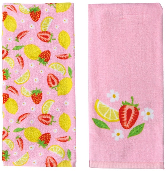 Crofton - Strawberries & Lemons 2Pk Kitchen Towel Set