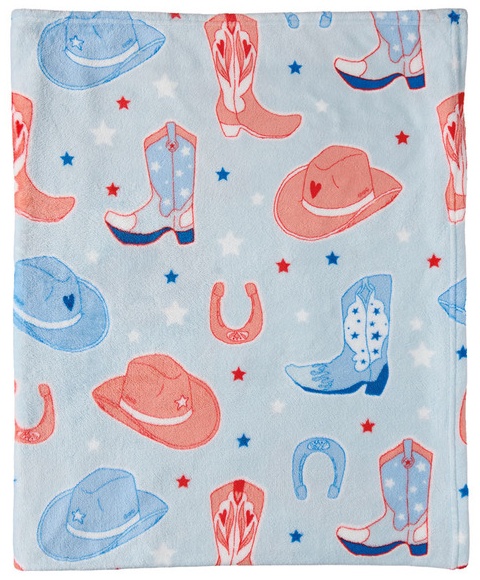 KIRKTON HOUSE 50in x 60in Plush Throw - Western