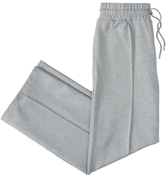 Serra Wide Leg Ponte Pant Gray - XXL