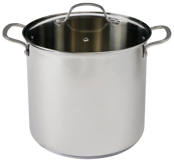 Crofton 12 Qt. Stainless Steel Stock Pot - 