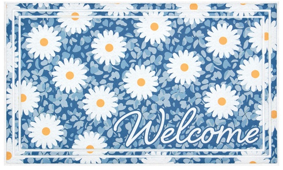 KIRKTON HOUSE 18 x 30 Deluxe Summer Mat - Daisies