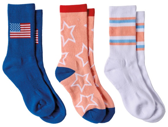 Crane Retro Socks - Star/Blue/White 4-10