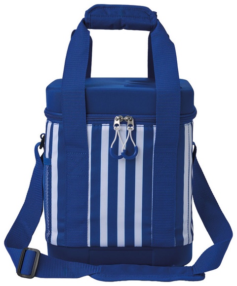 LS LIVE IN STYLE Flip Top Cooler - Blue Stripe