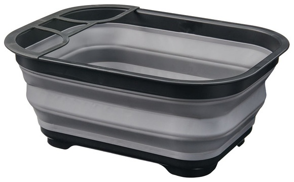 Adventuridge Collapsible Dish Drainer - Gray