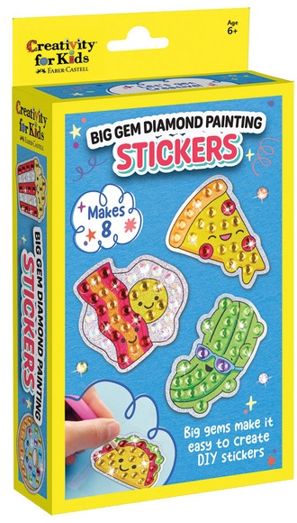 Creativity for Kids Craft Kit - Gem By Number Sticker Boy