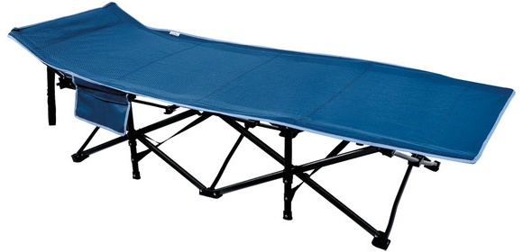 Adventuridge Collapsible Camping Cot - Blue