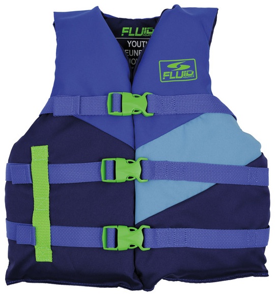 Fluid Youth Life Vest - Blue