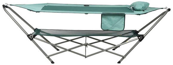 Adventuridge Portable Hammock with Stand - Green