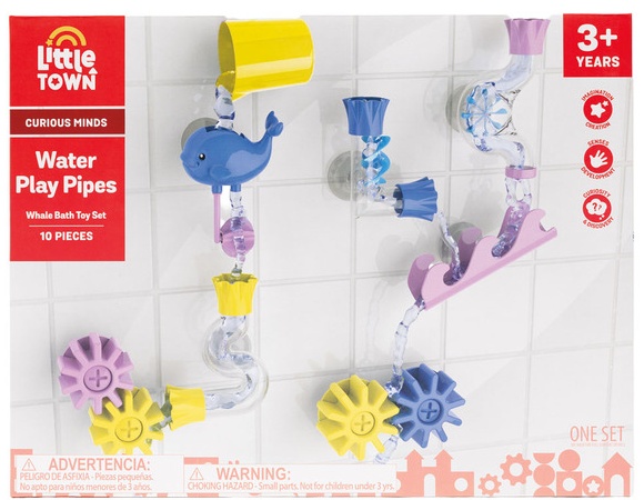 Little Town Water Play Pipes - Whale