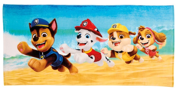 Licensed Kids Character Beach Towel - Paw Patrol