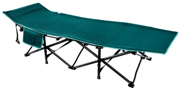 Adventuridge Collapsible Camping Cot - Green