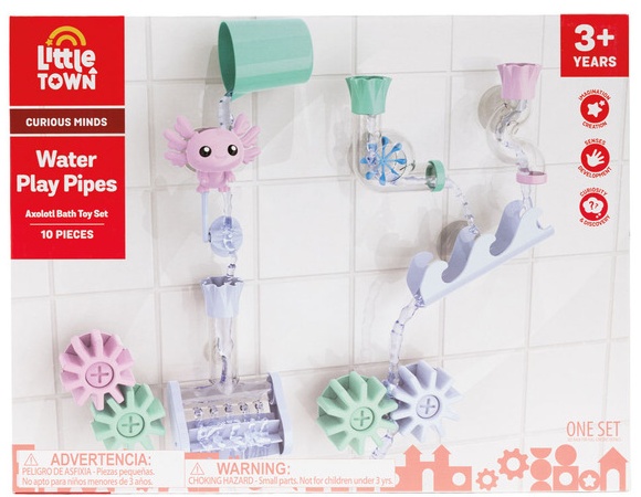Little Town Water Play Pipes - Axolotl