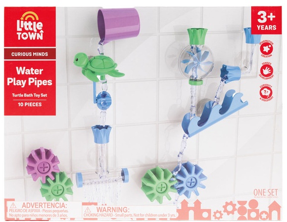 Little Town Water Play Pipes - Turtle