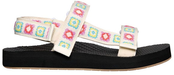 Serra Ladies Casual Sandal - Floral Size 9