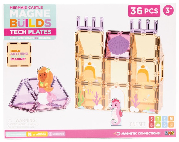 Magne Builds Magnetic Tiles Mix - Mermaid