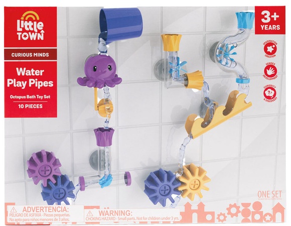 Little Town Water Play Pipes - Octopus
