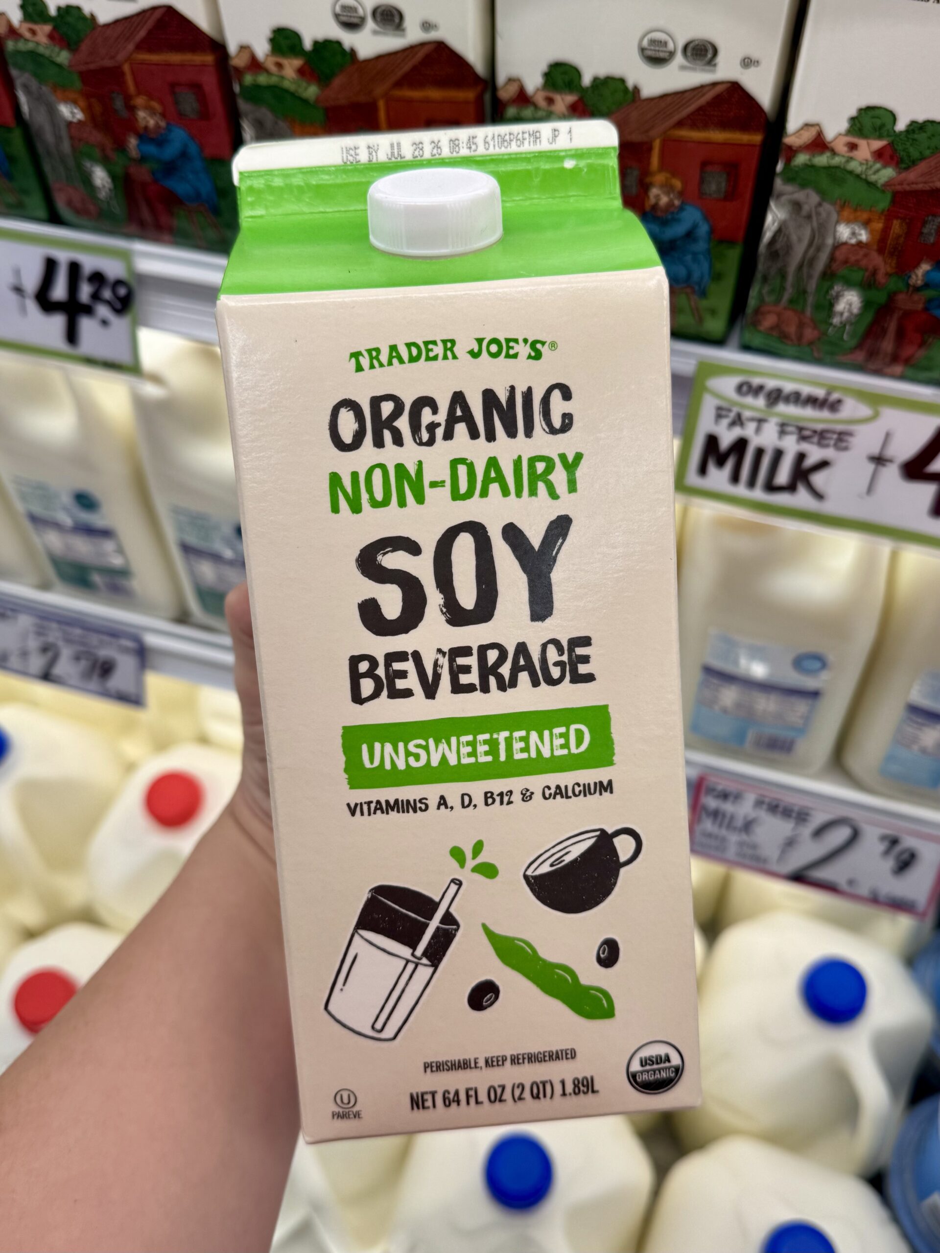 Trader Joe's Rice Drink Non-Dairy Beverage ORGANIC - in store