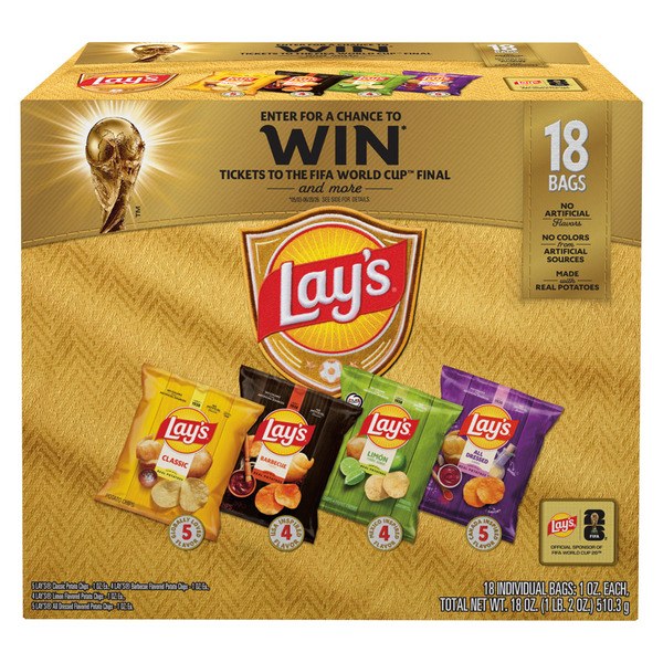 Lay's Frito-Lay FIFA Potato Chip Multipack — $9.97