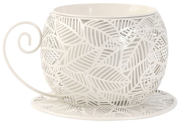 Belavi WhiteTea Cup Planter -