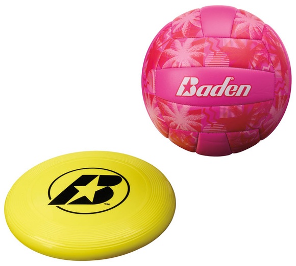 PinkVolleyball/Yellow Disc