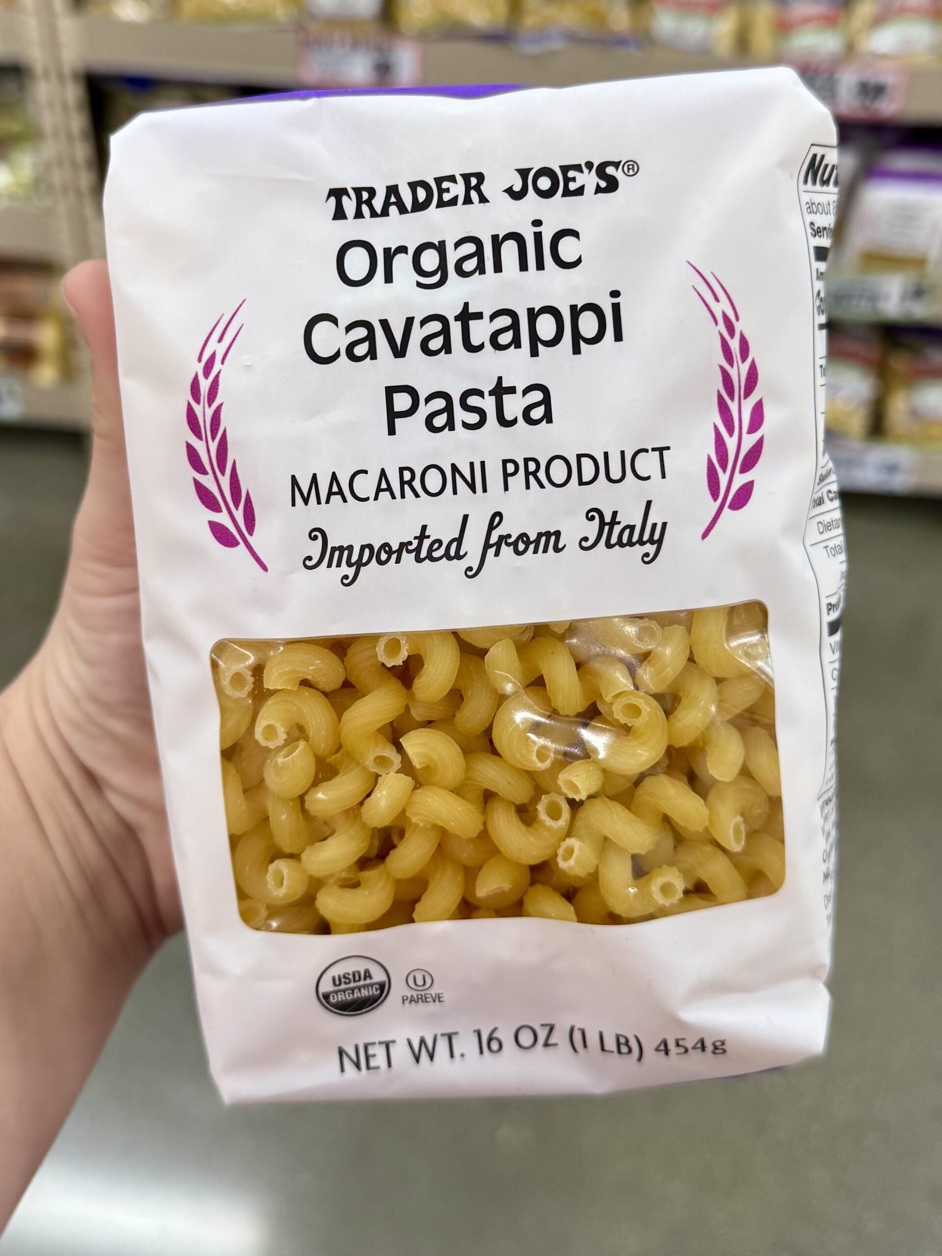 Pasta Cavatappi Organic - in store