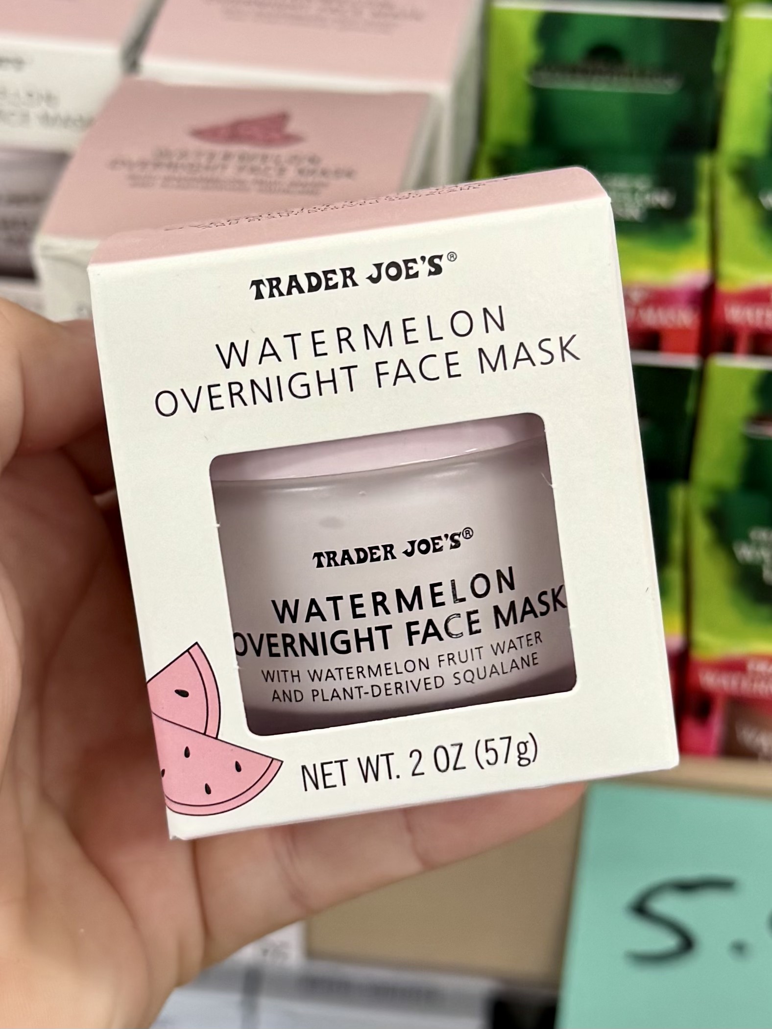 Watermelon Overnight Face Mask - in store