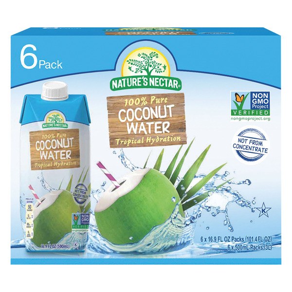 Nature's Nectar Coconut Water - $2.55