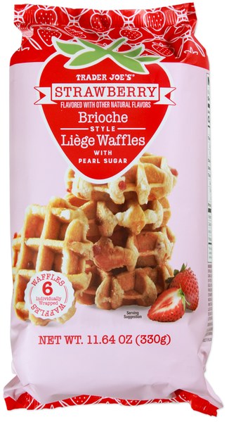 14. The Fancy Morning: Strawberry Brioche Liège Waffles