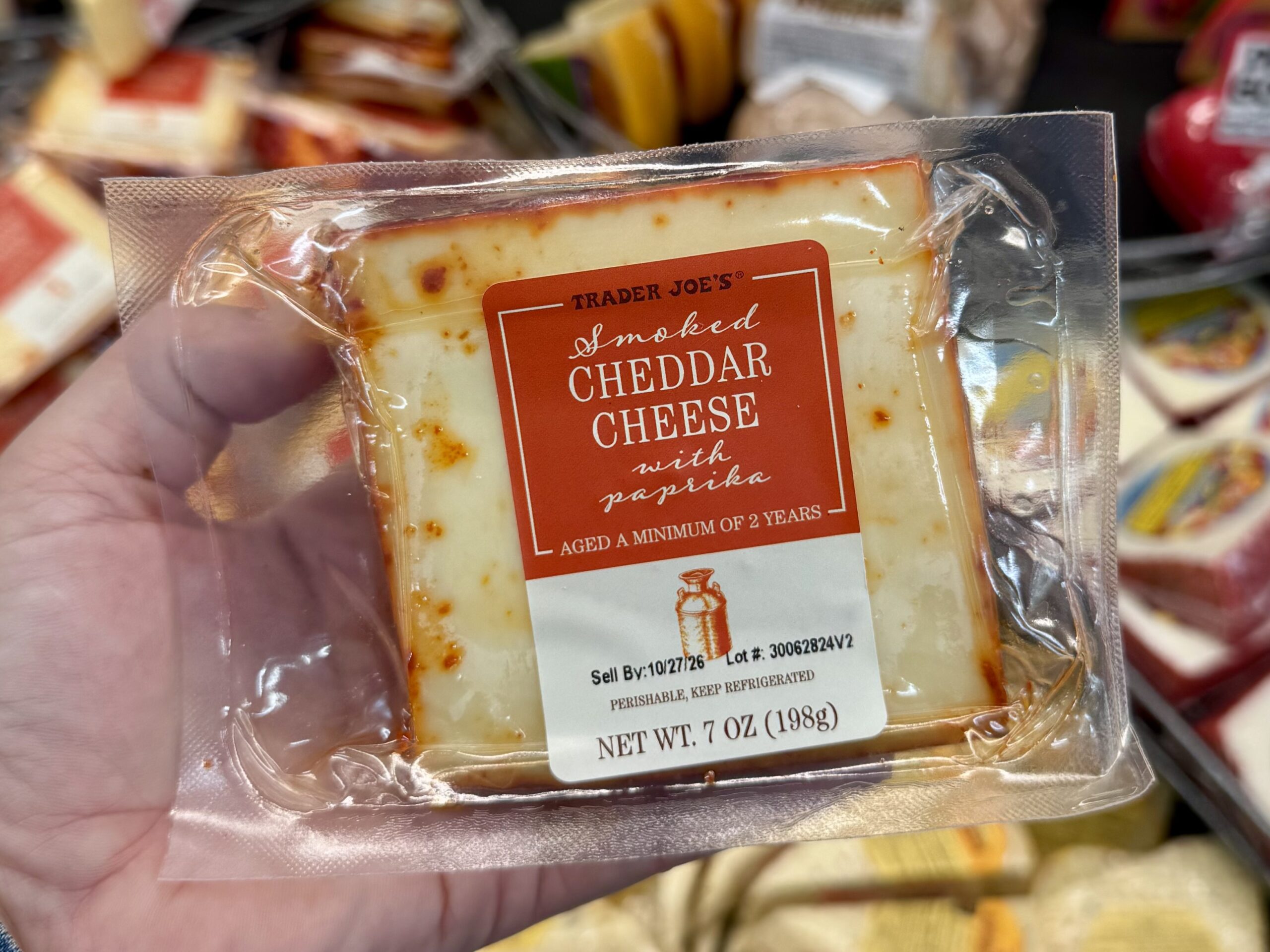 Smoked Cheddar Cheese with Paprika - in store